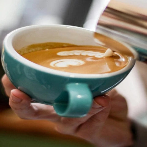 adding milk to instant coffee