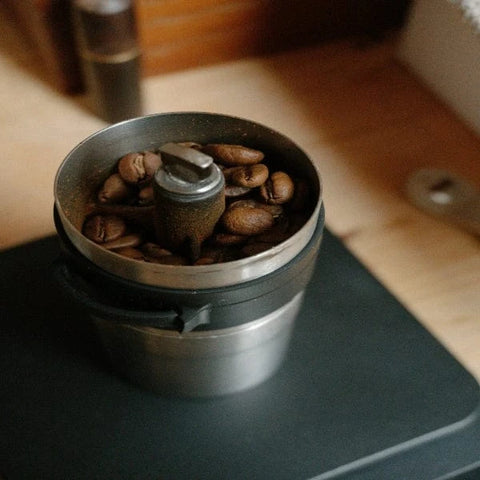 fresh ground coffee for less bitter coffee